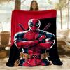 1pc Deadpool Comics Outdoor Blanket Lightweight Flannel, Soft & Warm, All-Season Use for Sofa, Outdoor, Camping, Living Room, Office016