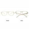 Gm Optical Mirror Oa Oval Large Frame Babes Premium Sense Flat Mirror Anti-Blue Light Glasses
