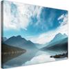 Canvas Print Lake Against the Background of Mountains