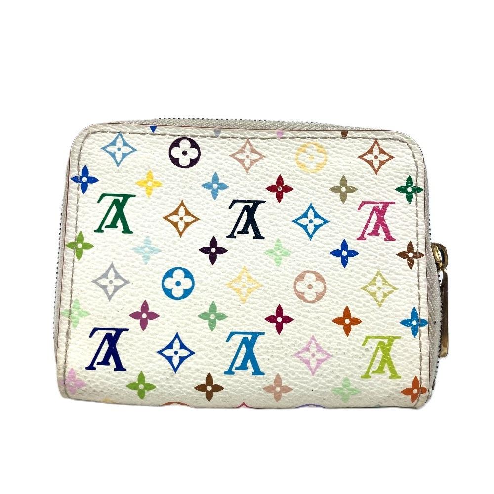 Louis Vuitton M93739 MonogramMulticolore Wallet Coin Case Zip Around coin purse