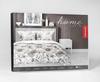 Satin bedding 160x200 beige flowers