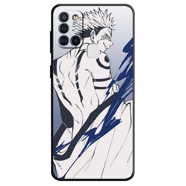 Чехол для Samsung Galaxy A03 Core A04 A03s A04s A40 A10 A70 A10s A50 A20e A02s A02 A01 Jujutsu Kaisen Gojo Satoru Wolf Cover