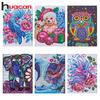 HUACAN Special Shaped Diamond Painting Animals Flowers Pictures of Rhinestones Diamond Embroidery Sale Needlework Diamond Mosaic Handmade Gift Decor