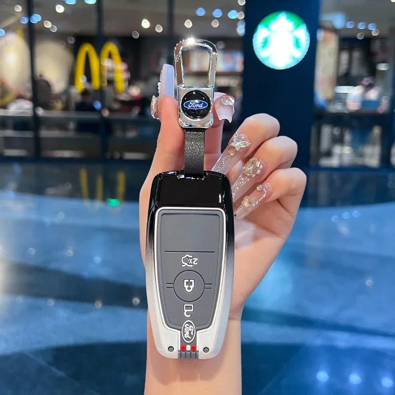 Новая автомобильная наклейка 2026 Новая 2025 Горячий Чехол для брелока автомобиля Полное покрытие Брелок Автоаксессуары Для Ford Fusion Mustang Explorer F150 F250