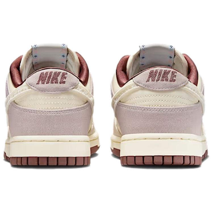 Nike Кроссовки Dunk из износостойкого материала, низкие, для скейтбординга, женские, бежево-коричневые, IH7353-010