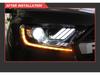 Ford RANGER T7 T8 Everest Headlight Assembly: Mustang Style LED DRL Turn Signal Xenon Light.