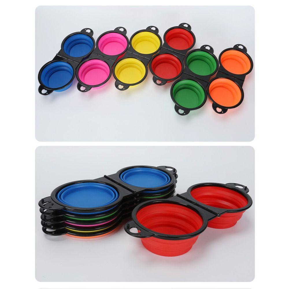 Складная миска для собак TPE Контейнер для корма для щенков Портативная миска-кормушка для собак Собака