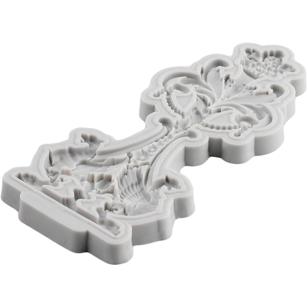 Формы для помадки в стиле барокко, завитушки, прокрутка, кружевная кайма, силиконовая форма для украшения торта, топпер для кексов, конфеты, шоколадная паста для жевательной резинки, полимерная глина