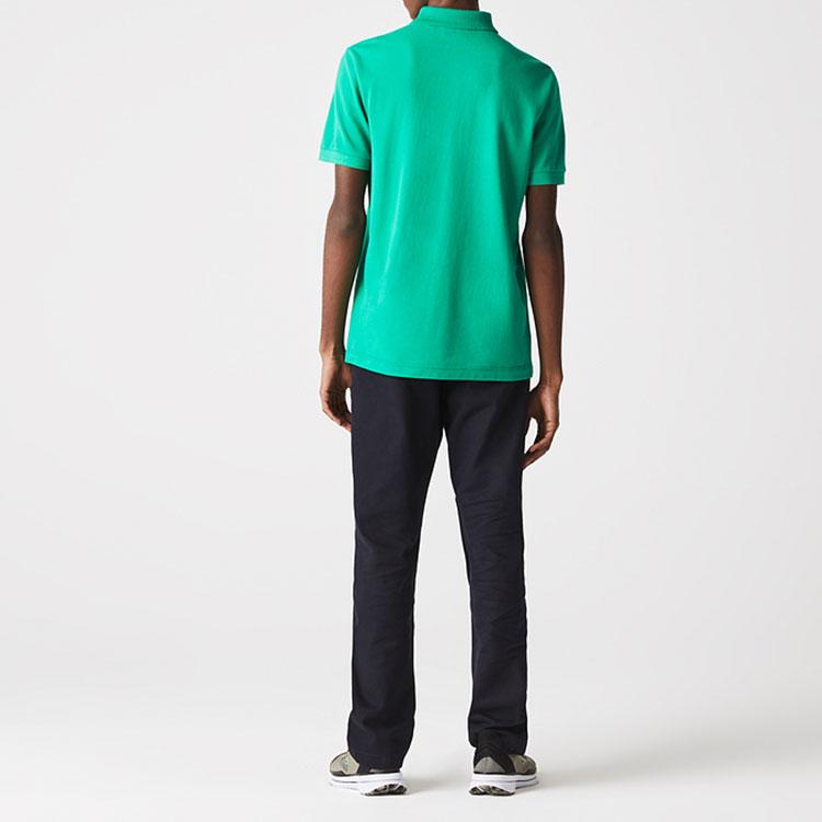 LACOSTE Polo Shirts Men's Green Polo Collar Moderate Straight Fit PH5961-LDM