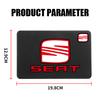 NBNY6 PVC Car Logo Rubber Mobile Sticky Pad Dashboard Anti-Slip Mat For SEAT lbiza Mk2 Cupra 6j Leon Mk1 FR Racing Arona Ateca Altea