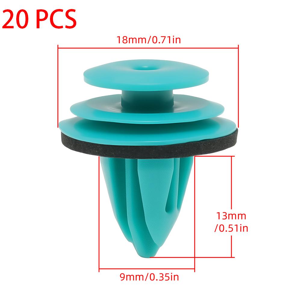 10/20 PCS Auto Fastener Rivet Bumper Clip Retainer Auto Door Panel Clip Retaining Clip Door Buckle Vehicle Retainer Fastener