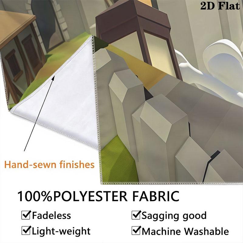 Human Fall Flat Wall Hanging Printed Fabric Blanket Decorative Tapestries for Bedroom Living Room Home Decor
