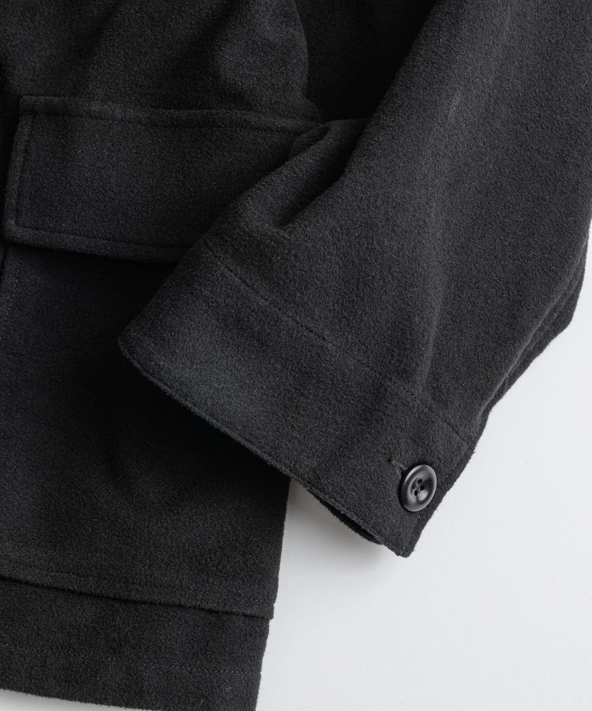 BEHEAVYER Soft Moleskin French Db Jacket Faded Black