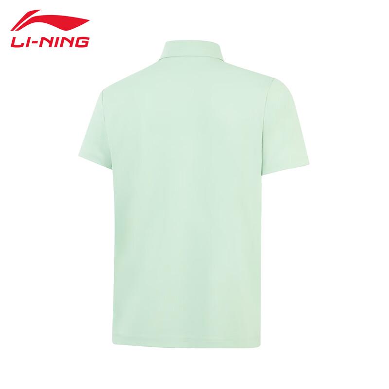Li-Ning Мужская крутая короткорукавная футболка-поло 2026 для поездок на работу