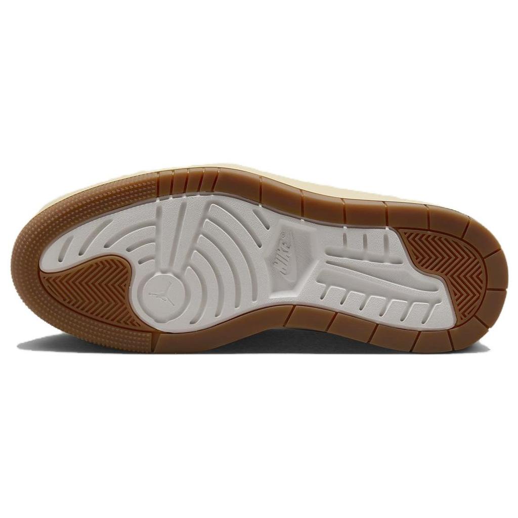 Air Jordan 1 Elevate High SE Sail College Серые женские кроссовки Кремовые бледно-ванильные, средне-коричневые DZ3744-100