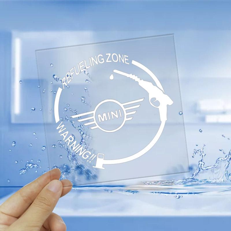 Виниловые светоотражающие наклейки на крышку бензобака с эмблемой автомобиля, аксессуары для Mini Cooper One S Clubman R50 R53 R56 R60 F55 F56 R57 R58 R59