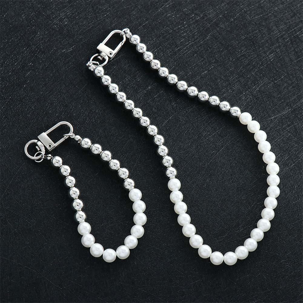 Girl Imitation Pearl Korean Style Bracelet Men Clavicle Chain Fashion Jewelry Necklace Bracelet Set