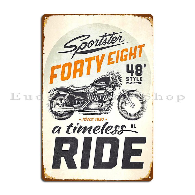 DORA Tin Sign Forty Eight Metal Plaque Poster Bar Cave Designer Rusty Wall Decor Mural Tin Sign Poster