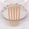 For Girls Temperament Rhinestone Hair Stick Hair Ornaments Women Bridal Hairpins Korean Hair Comb