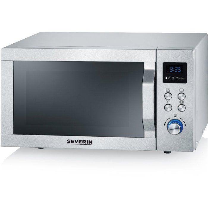 Micro-ondes combiné - SEVERIN - MW 7774 - Inox - 25 L - 48,3 x 43,5 x 28,1 cm