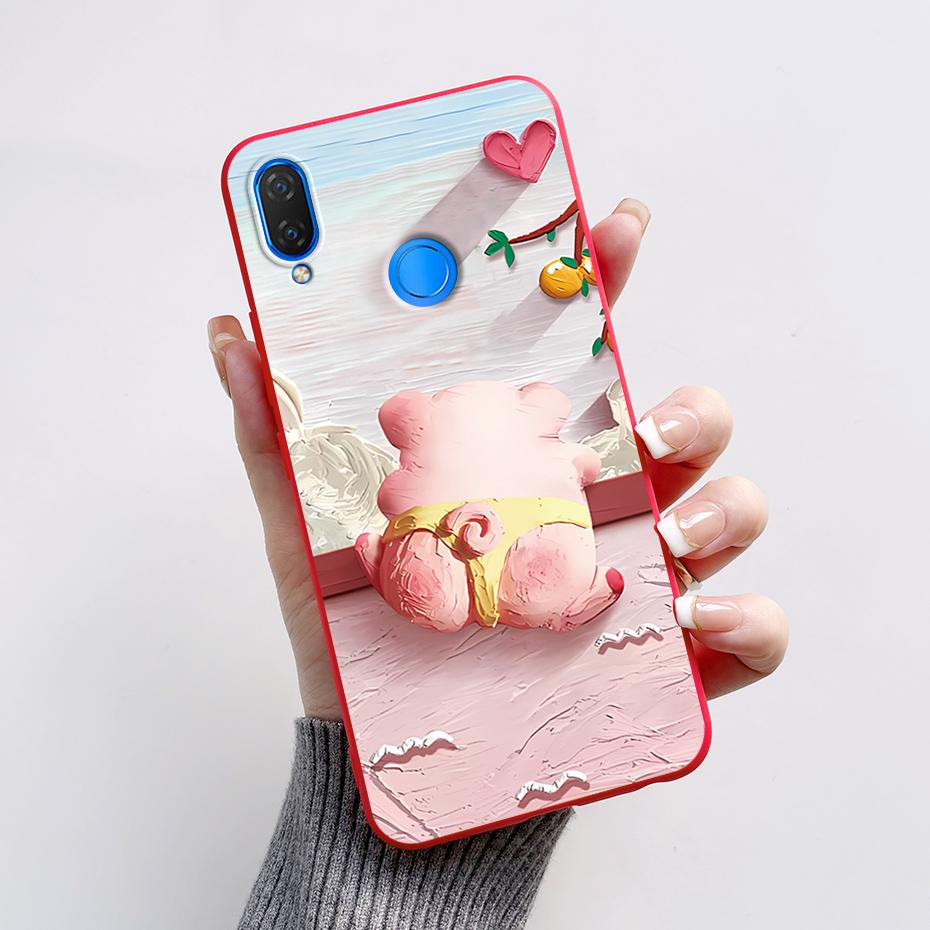 Чехол для Huawei Nova 3i INE-LX1 INE-LX2 Чехол с пандами Мягкий силиконовый чехол для телефона Для Huawei P Smart Plus 2018 Nova3i Fundas Бампер