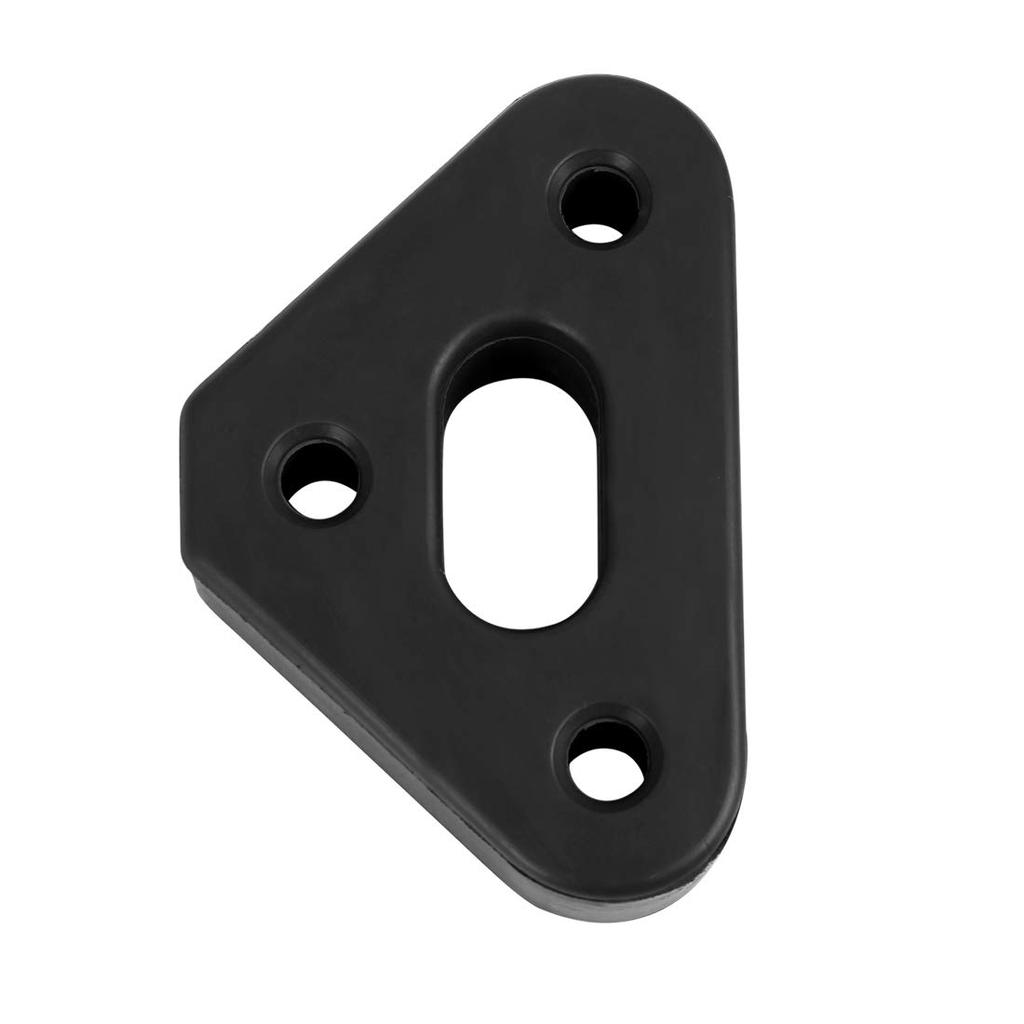 uxcell Exhaust Hanger Bush, Exhaust Rubber Hanger Bush, Black, Rubber, 3 Holes, 0.4 Inch