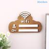 Минималистичный деревянный знак с паролем WiFi для настенного декора офиса, магазина, общественной гостевой зоны, доска-индикатор доступа к беспроводной сети
