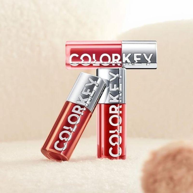COLORKEY - Водный мерцающий блеск для губ - 4 цвета