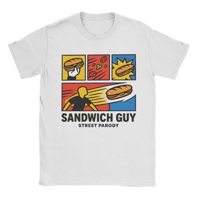 Футболка DC Sandwich Guy Летняя Хлопковые Футболки Для Мужчин Дизайн Харадзюку Футболка С Коротким Рукавом Уличный Стиль Футболки