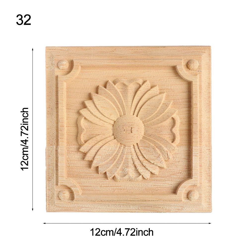 Style Decoration Crafts Vintage Wood Carved Cabinet Seat Feets Furniture Foot Legs Home Decor