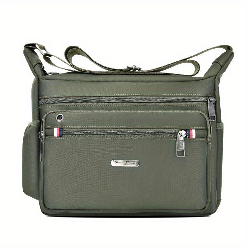 Мужская повседневная сумка через плечо из ткани Оксфорд, дорожная универсальная легкая сумка через плечо