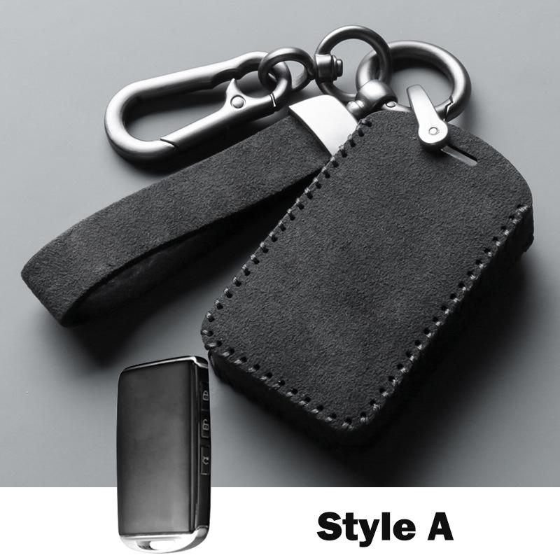 Leather Suede Car Remote Key Case Cover Shell For Mazda 2 3 5 6 BL BM GJ Atenza Axela Demio CX-3 CX3 CX-5 CX5 CX7 CX-9 CX8