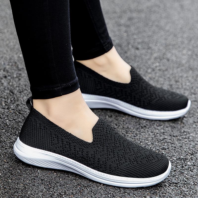 Женская обувь на мягкой подошве, Женская повседневная обувь из сетки, Спортивная и досуговая обувь, Женская вулканизированная обувь, Женская обувь на низком каблуке