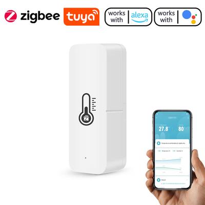 Датчики температуры и влажности Tuya ZigBee, внутренний детектор, приложение, интеллектуальный мониторинг в реальном времени