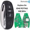 Great Keyless Go ID46 PCF7945AC 315/433/868MHz Proximity Car Remote Control Smart Key For VW Volkswagen Touareg 2011-2018
