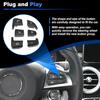 Steering Wheel Buttons for Mercedes-Benz C250 C300 C350 C-Class (W205) 2016-2018 for Mercedes-Benz GLC Class Steering Wheel Button Cover Replaces