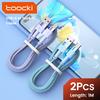 Toocki 2 шт. 3A USB C Кабель Тип C Для 12t Pro Realme Redmi 12 Pro Poco F3 X4 GT Кабель для быстрой зарядки Data Cord Wire