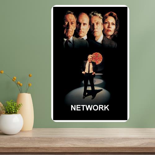 Network Classic Movie Metal Poster Sign