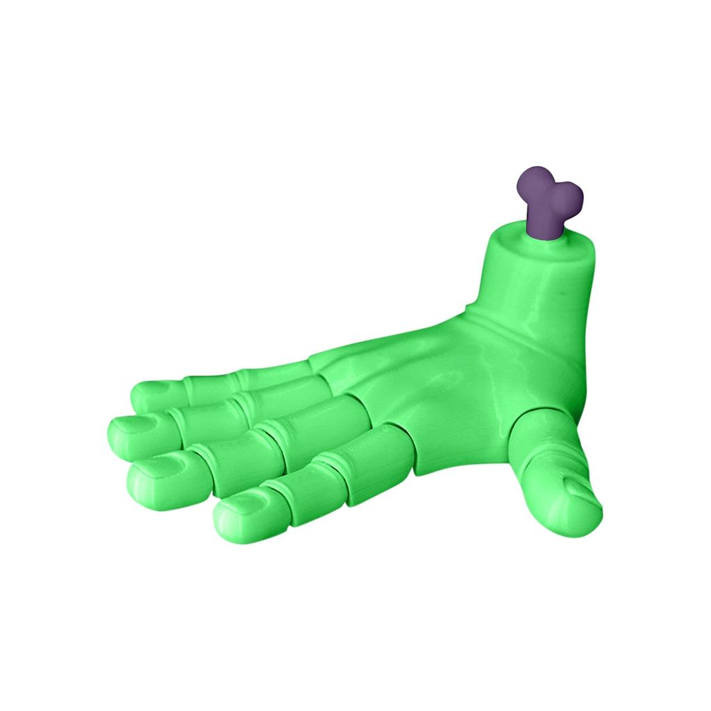 3D-печатная пластиковая модель руки на Хэллоуин, страшный шарнирный костюм, украшение для косплея на Хэллоуин