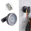 2Pcs Wall Mounted Towel Hooks Suction Cup Hooks Strong Load-bearing Simple Installation Coat Robe Hanger Storage Hooks