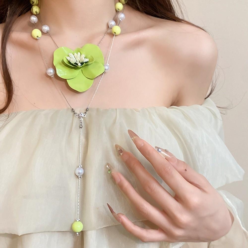 High-end Butterfly Orchid Collarbone Chain Luxury Exquisite Flower Neck Pendant Daily