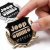 2Pcs Metal Emblem Sticker Car Badge Decoration Decals For Jeep Wrangler Rubicon Renegade Compass Grand Cherokee Patriot Liberty
