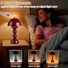 Tri Color Dimming Table Lamp Mushroom Flower Bud Night Light Creative Decor Light  Restaurants
