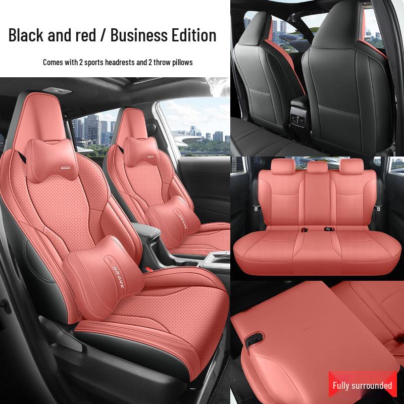 Чехлы на сиденья Toyota Corolla Ruifang: Универсальная, для круглогодичного использования, подходит для 26 моделей, полностью закрытый салон, чехлы на сиденья и коврик.