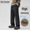 Mark Fairwhale Men's Straight-Leg Terry Lined Casual Pants