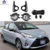1 комплект Противотуманные фары Фара Для Toyota YARIS LED 2018 2019 2020 Противотуманные фары Автомобильный комплект противотуманных фар С жгутом проводов Лампочка Переключатель