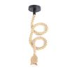 E27 Lamp Base 1m Hemp Rope Cord Electric Wire DIY Pendant Decorative Bulb Holder (1 Holder)