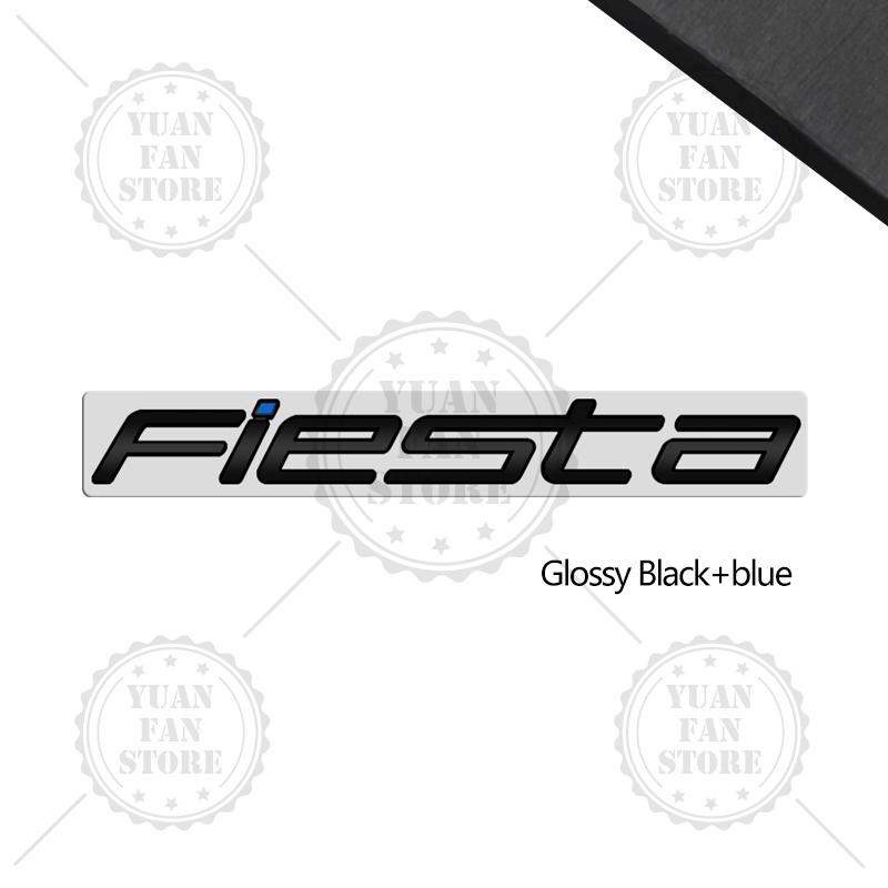 1PCS Metal Letter For Ford Fiesta ST Line New Old Styles 3D Emblem Car Rear Trunk Decals Badge Auto Accessories Styling