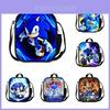 Сумка для ланча Sonic Hedgehog Стильная наплечная сумка для детей и взрослых Большая вместимость Дорожная сумка