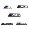 3D Aluminum Car Badge Emblem Sticker For BMW M Power M3 M5 G30 F30 F31 E36 E87 E60 E46 E91 X1 X3 X5 E53 Auto-Styling Accessories